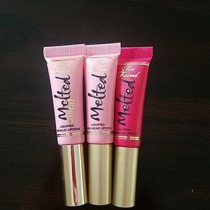 Trio of Too Faced Melted Lipsticks